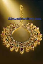 Gold necklace set is the perfect addition to the indian traditional wear. Tanishq Diamond Necklace Sets With Gemstones Jewellery Designs