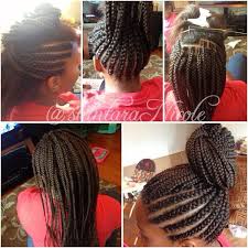 Box Braids And Bun Combo To Book In The Cincinnati Area Email Shintaranicole Gmail Com Natural Hair Stylists Love Hair Natural Hair Styles