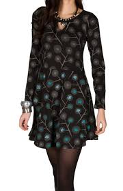 Maybe you would like to learn more about one of these? Robe D Hiver Tendance En Coton A Manches Longues Et Col Rond Cypride