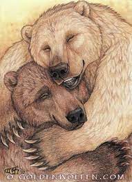 Bear Hug By Goldenwolf On Deviantart Bear Art Bear Artwork Bear Illustration