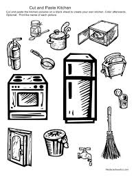 7 Kitchen Worksheet Kindergarten Kindergarten Worksheets English Worksheets For Kids Free Preschool Worksheets