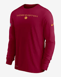 The washington football team won the nfc east in ugly fashion. Nike Dri Fit Sideline Team Issue Nfl Washington Football Team Men S Long Sleeve T Shirt Nike Com