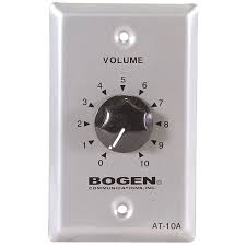 Maybe you would like to learn more about one of these? Bogen At10a 25v 70v Volume Control Single Gang 10w