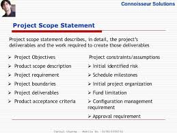 Project Scope Statement Example Pdf Inspirational Project Scope Management Process In 2020 Business Plan Template Free Business Plan Template Adjective Words