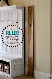 Easy Diy Ruler Growth Chart Oldsaltfarm Com