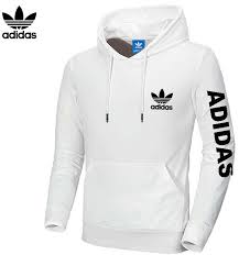 Adidas帽t 衣袖adidas印花小三葉草logo男款運動帽t 五色選 Hoodies Fashion Sweaters