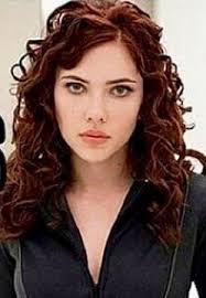 The 1st Time We Saw Black Widow Ironman 2 Hairstyle Scarlett Johansson Red Hair Reddish Brown Hair Color