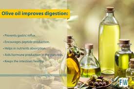 Olive Oil Helps In The Digestion Process And Improves Pancreatic And Intestinal Health Digestion Process Intestinal Health Improve Digestion
