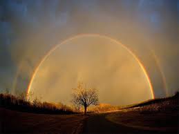 Sky Phenomena Double Rainbow In The Double Rainbow The Second Dimmer Rainbow On The Outside Is In A Reverse Co Landschappen Afbeeldingen