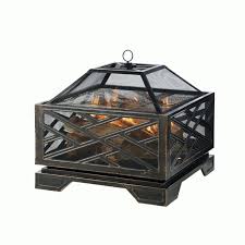 They provide a natural, crackling, wood fueled fire, and they are nice to look first, put a layer of sand an inch or so deep at the bottom of your fire pit. Pleasant Hearth Ofw165s Martin 26 Square Deep Bowl Fire Pit Walmart Com Walmart Com