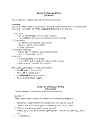 Describe what you saw, what happened and how you felt on that day. Sample Question Of Paper 1 English Spm