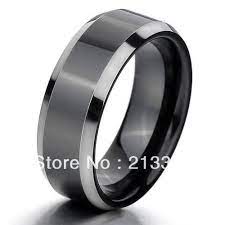 Free Shipping Usa Wholesales Cheap Price Brazil Russia Canada Uk Hot Selling 8mm Beveled Black Two Tone Tungsten Wed Tungsten Wedding Rings Wedding Rings Rings