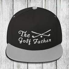 The Golf Father Funny Snapback Hat The Golfather Embroidery Etsy In 2020 Snapback Hats Snapback Embroidery Caps