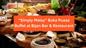 Usually, we celebrate with buffets in the evening upon breaking fast. Tuck Into Simply Malay Buka Puasa Buffet Bijan Bar Restaurant