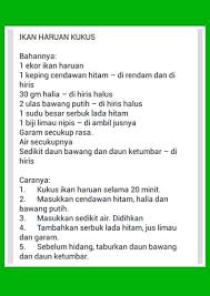 Ikan Haruan Kukus Limau Ikan Resep