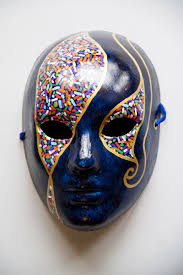 Black And White Masquerade Masks Full Face Mask Plaster Mask Painting Blue Masquerade Masks Mens Masquerade Mask