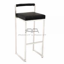 Barhocker mainz edelstahl matt geburstet sitz und ruckenflache. Bss 6080 Black Edelstahl Geburstet Barhocker Acht Und Acht Gmbh