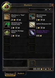 Murloco's fish tacos is a level 120 food or drink. Mrrl S Secret Stash Murloc Trading Game Guide