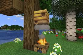 Assemble a floating island with a garden! Everything You Need To Know About Minecraft S New Bees Digital Trends