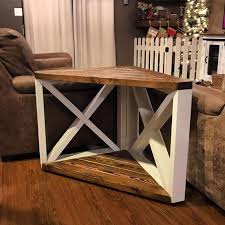 Free and easy diy furniture plans designed for the weekend warrior with common power tools and little to no woodworking experience required. Corner End Table Diy House Projects Home Diy Diy Furniture