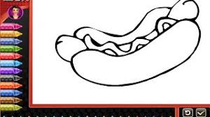 Combine these printables with desert. Hot Dog Coloring Pages For Kids Hot Dog Coloring Pages Youtube