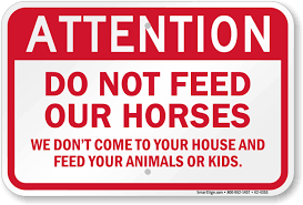 We did not find results for: Attention Do Not Feed Our Horses Sign Sku K2 4353