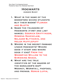 The trials of growing a business. Fillable Online Harry Potter Trivia Questions Answers Fax Email Print Pdffiller