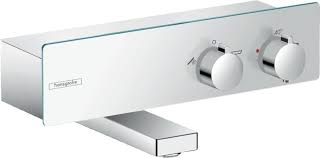 Hansgrohe shower systems consist of an overhead and hand shower connected to one another via a bar. Hansgrohe 13107000 Showertablet 350 1 Way Thermostatic Shower Mixer Chrome Vieffetrade