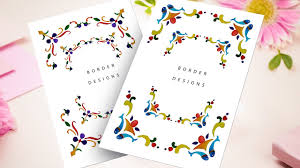 In these photoshop tutorials for beginners, you'll learn to quickly create instagram story templates for your accounts. Diy Border Designs On Paper School College Assignment Designs Front Page Designs For Projects Youtube