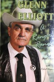 Libro firmado por Glenn Elliott, Un Ranger de Rangers, Texas Rangers,  Robert Nieman, Libro de tapa dura con sobrecubierta