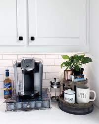 Hiding a coffee station in your living area is a genius idea as shown in this example. Pin Auf Coffee Bar Ideas