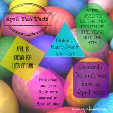 You've been training for this all of your life. April Fun Facts Poetry Month Months In A Year Fun Facts