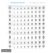 Diamond Sizing Chart Loose Diamond For Sale At Clear Opal Clear