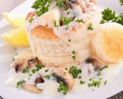 Vol Au Vent Aux Fruits De Mer Recette Vol Au Vent Alimentation Recettes De Cuisine