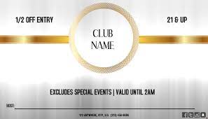 Personalize it with photos & text or shop existing designs! Discount Card Template Postermywall