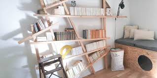 Diy Bibliotheque Mikado Armelle Diy Bibliotheque Deco Maison Bibliotheque En Palette