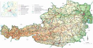 Austria is one of nearly 200 countries illustrated on our blue ocean laminated map of the world. Large Detailed Road Map Of Austria With Relief Austria Europe Mapsland Maps Of The World