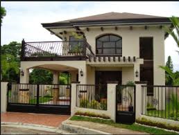 Simple Nice House Design In 2020 2 Storey House Design House With Balcony Simple House Plans
