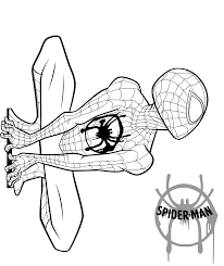 Morales spider man into the spider verse coloring pages. Spider Man Into The Spider Verse Coloring Page Spiderman Coloring Spider Verse Coloring Pages