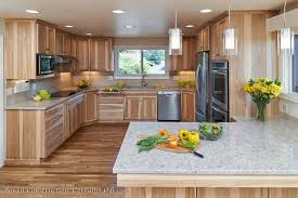 Countertops With Hickory Cabinets Cabinets Hickory Pinterest Quartz Countertops Hickory Hickory Kitchen Cabinets Hickory Kitchen Hickory Cabinets