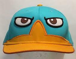 Perry The Platypus Snapback Hat Blue Yellow Baseball Cap Caps Hats T56 A8087 Platypus Platypushat Phineasandferb Snapback Hats Yellow Baseball Cap Caps Hats