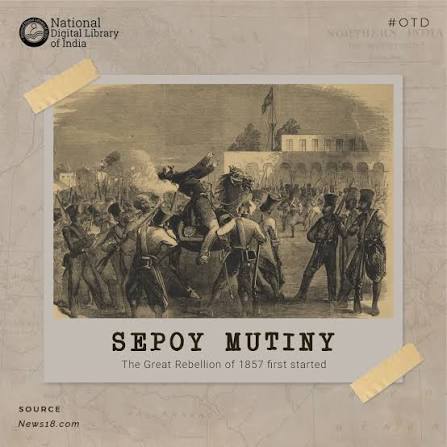 REPRESENTATIONS OF 1857: Recovering the Indian Voice 10 May 1857, the sepoys in the cantonment of Meerut broke out in mutiny. It began in the lines of the native infantry, spread very