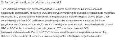 Instantly share code, notes, and snippets. Alp Isik On Twitter Paribu Paribucom Yaptigi Duyuru Ile Kullanicilara Bitcoin Bakiyesi Kadar Bcc Verecegini Duyurdu Bitcoin Https T Co Aun7avqfvd