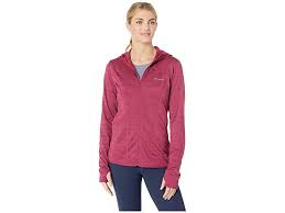 Columbia Feather Brush Full Zip Fleece Womens Fleece Wine