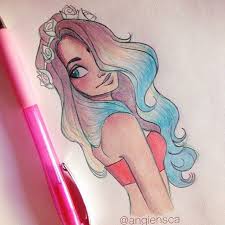 So I Saw This Drawing By Itslopez And I Just Had To Re Draw It To See The Original Check Out Itslopez She S Such A Tal Cute Drawings Drawings Cool Drawings