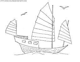coloriage bateau chinois a imprimer et colorier de croquis deadpool