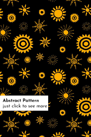 Abstract Aesthetic Black And Yellow Wallpaper Sun Patterns Bundle In 2020 Abstract Pattern Yellow Aesthetic Abstract