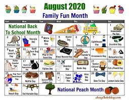 Printable Calendar For The August National Days In 2020 National Day Calendar National Calendar National Holiday Calendar