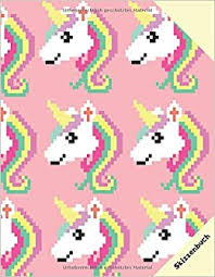 Skizzenbuch Retro Video Spiel Pixel Einhorn Kopfe Lustiges Einhorn Skizzenbuch Ideal Fur Skizzen Zeichnen Malen Und Kreative Ideen Din A4 Artikel Und Einhorn Geschenk Idee Fur Gamer Amazon Co Uk Publishing Mein Buntes Einhorn