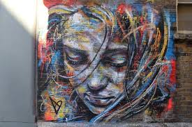 A Colorful Graffiti Portrait Of A Pretty Girl By London Street Artist David Walker Jpg 1024 682 Art Street Art London Street Art